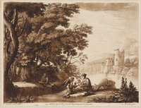 KG 16316
<br/>
Rust op de vlucht naar Egypte
<br/>
<em>Earlom, Richard (1742/43-1822)</em>